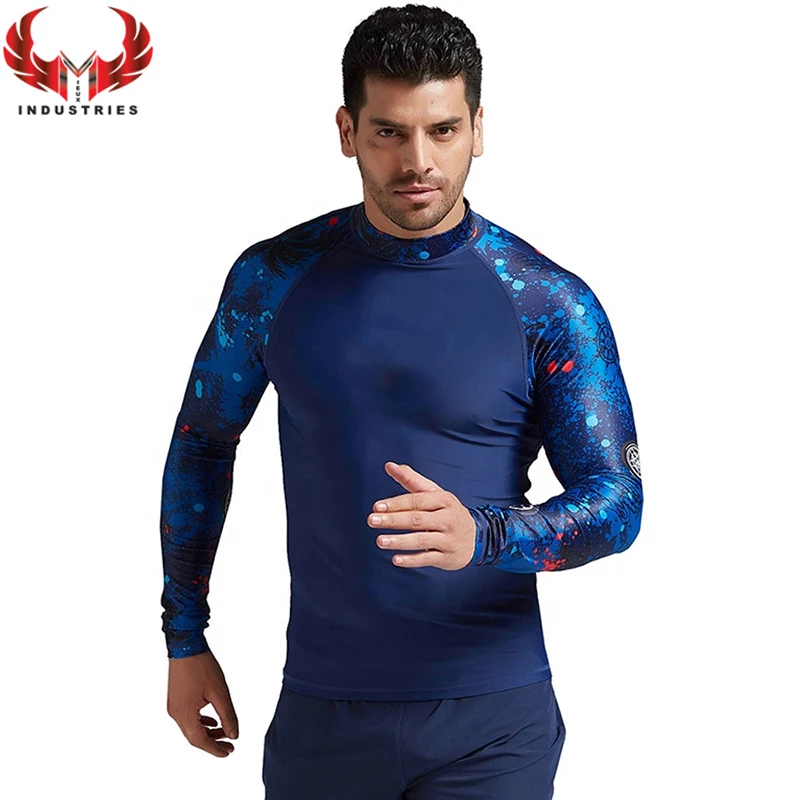 Куртка унисекс с длинным рукавом рубашки коротким Рашгард для премиум качества оптом мужчин Новый взрослых Сыпь гвардии