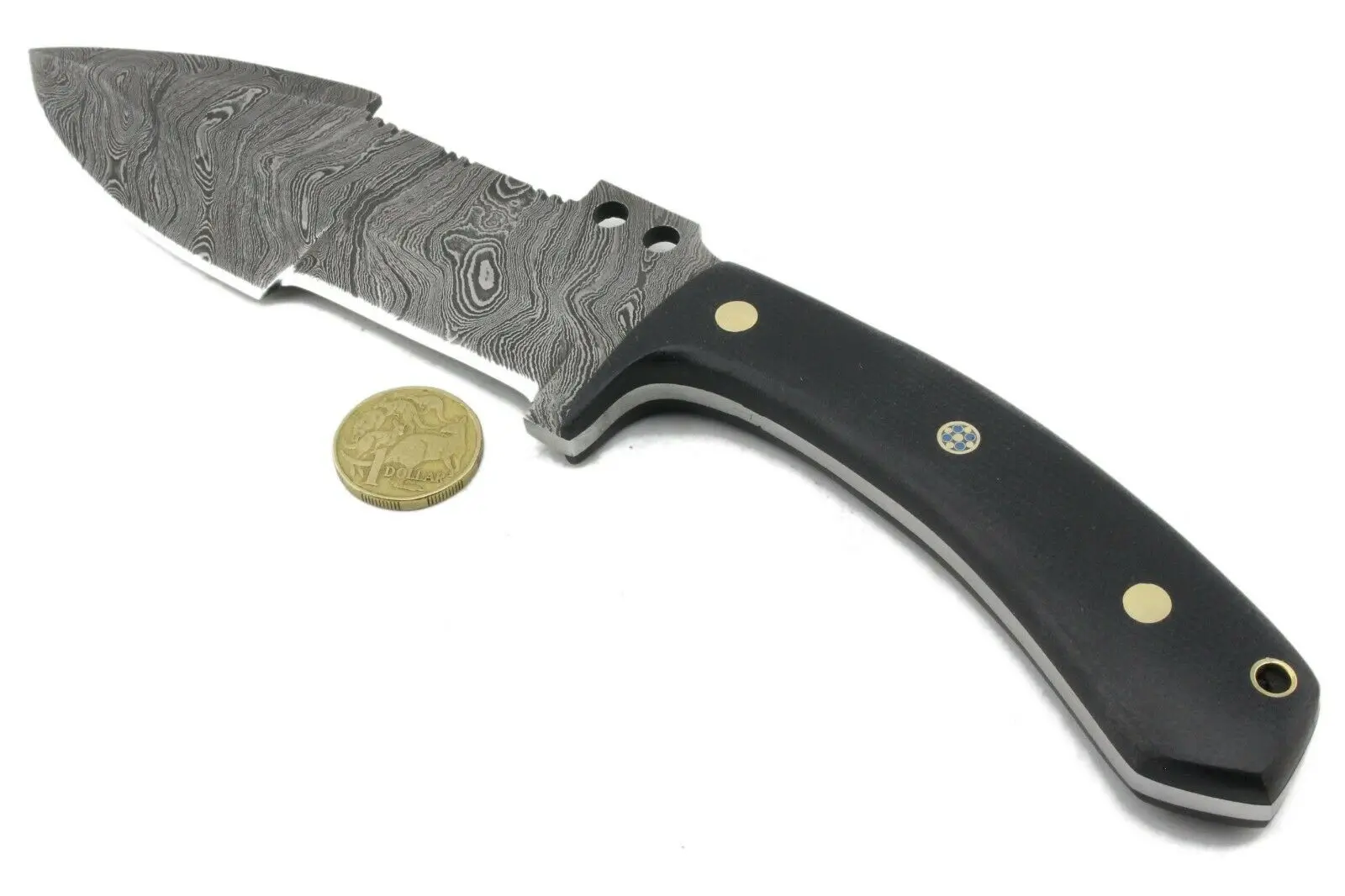 Дамасский нож ручной работы