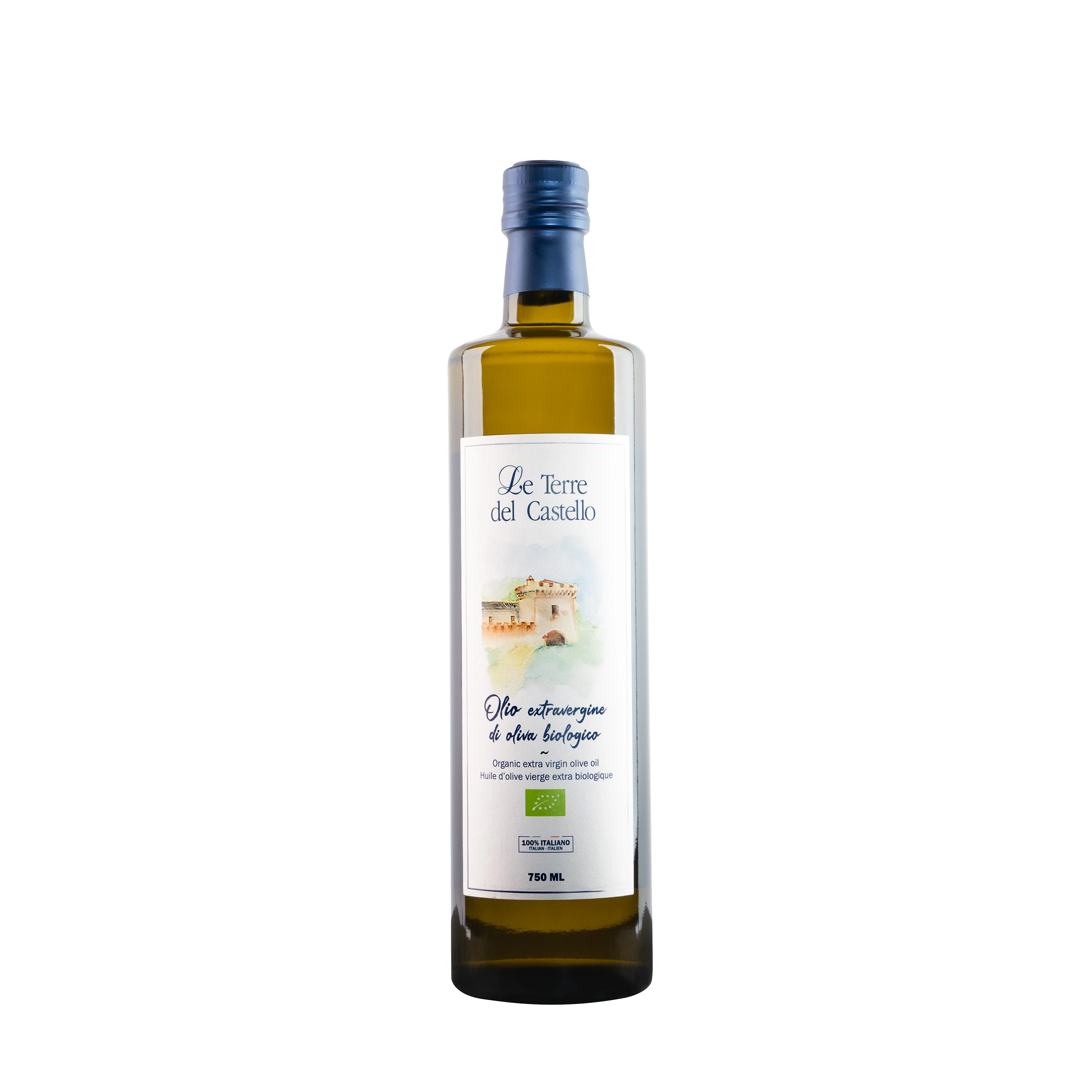 100% Italian Organic Extra Virgin Olive Oil 0.75L medium fruity with an almond background and a light but persistent odor