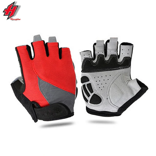 cycling gloves custom Cool Change Padded Shockproof Anti Slip Breathable Mountain Bike Cycling Gloves Half Finger Bicycle Gloves