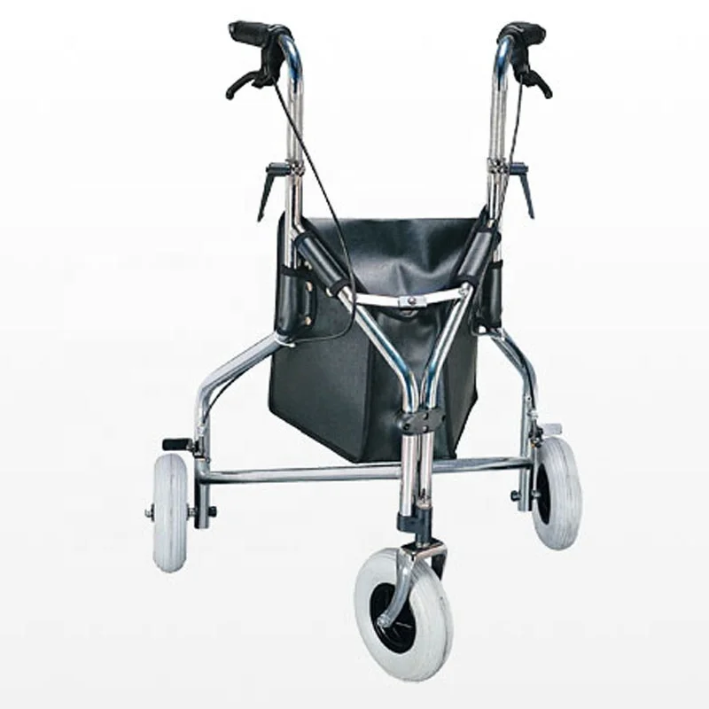 High Quality aluminum rollator walker folding 4 wheeled aluminum walker rollator