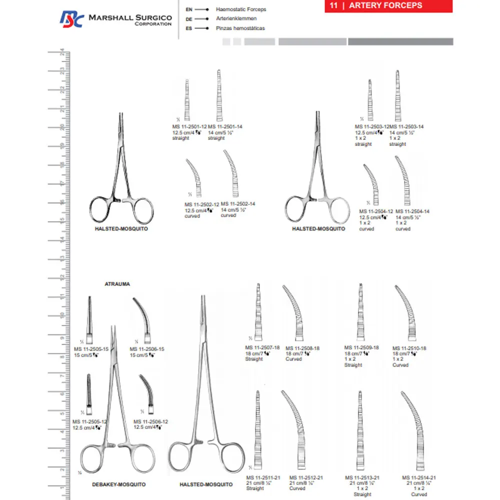 
20cm stainless steel surgical hemostatic forceps vascular clamp mosquito forceps 