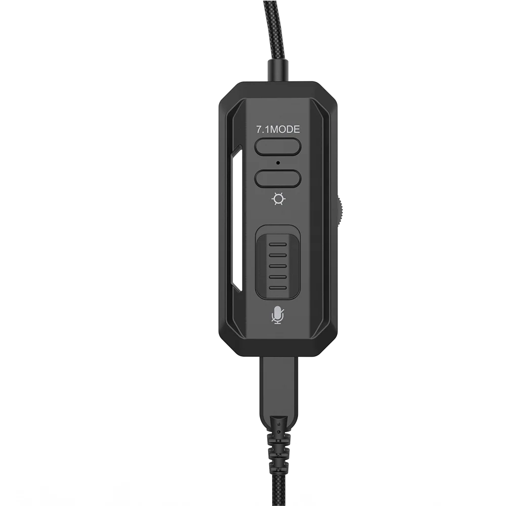 PXN U302 wholesale pc gaming headset 7.1 surround sound with in-line control, over-ear gaming headset for ps5, mobile, switch