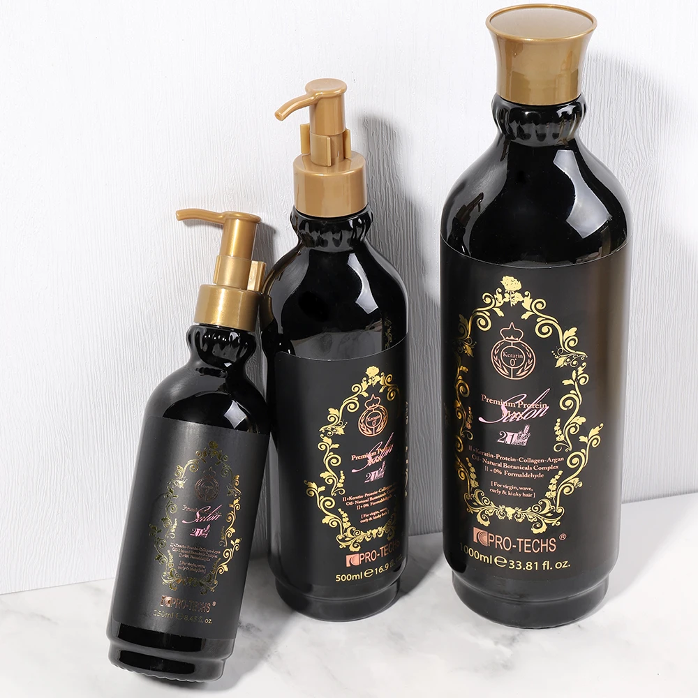 PRO TECH 500ml Salon Formaldehyde Free Keratin Protein Keratin Afro frizz or greasy hair smoothing and strengthening treatment