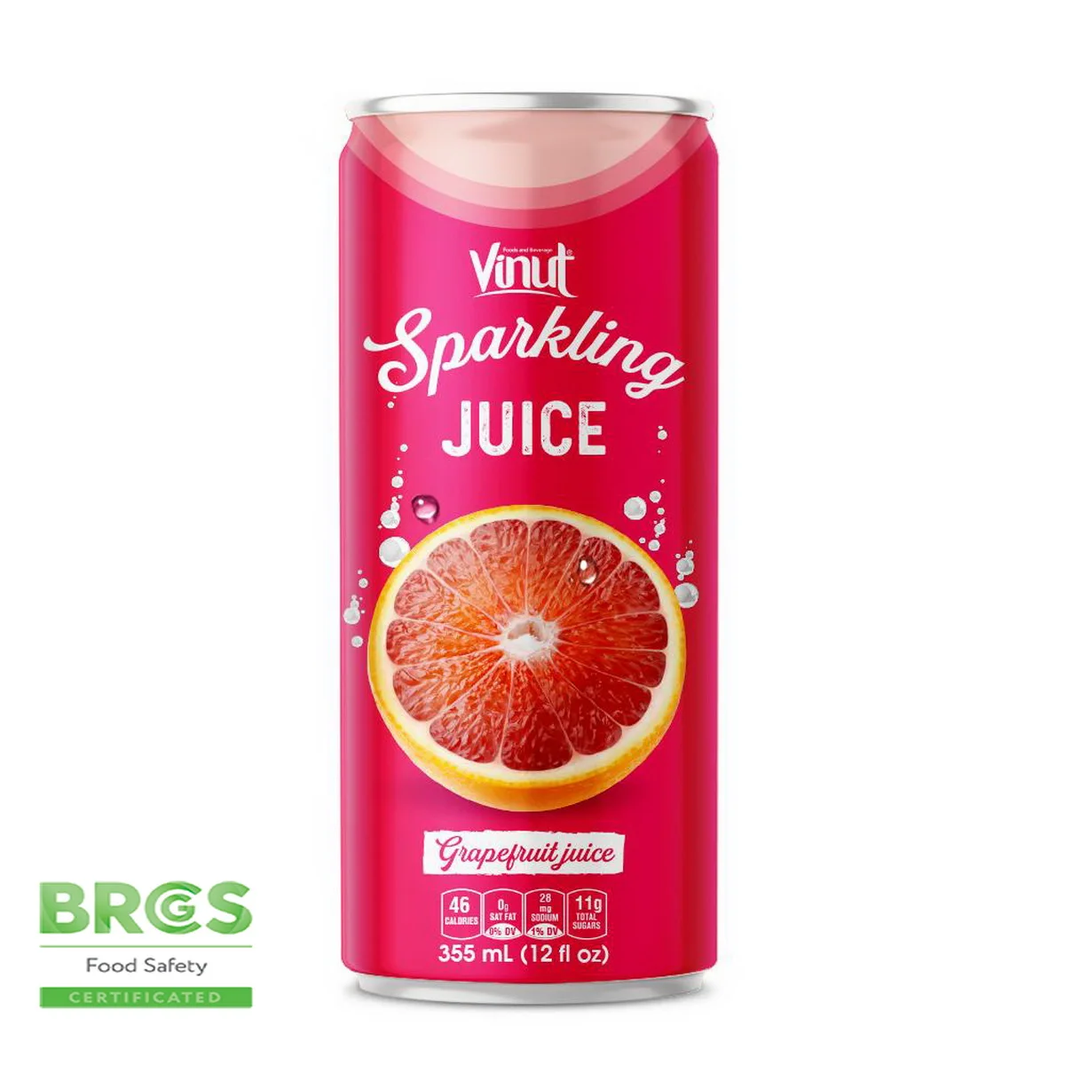 Коробка 4 банки винут Грейпфрутовый сок сверкающая вода сверкающие бутылки от производителя