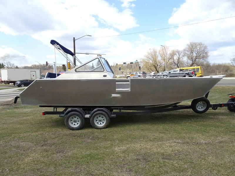 Ecocampor 22ft  Hard-Top Landingcraft All-Welded Aluminum Barge Boat