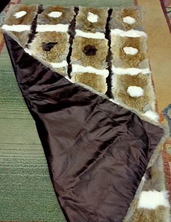 Real Rabbit Fur Rugs Luxury Fur Carpets