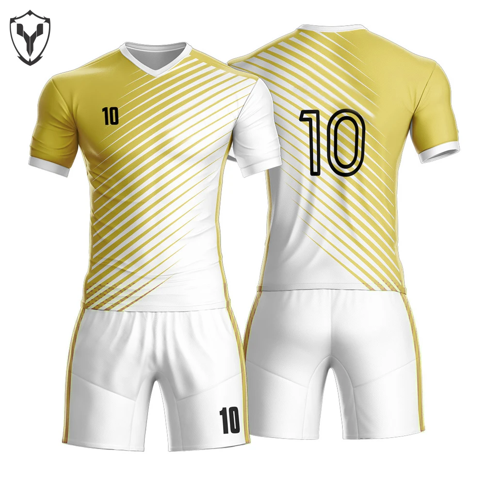 Индивидуальная Сублимация горячая распродажа футбольный дизайн цифровая печать оптовая продажа с завода низкая цена высокое качество Футбольная форма коротким рукавом