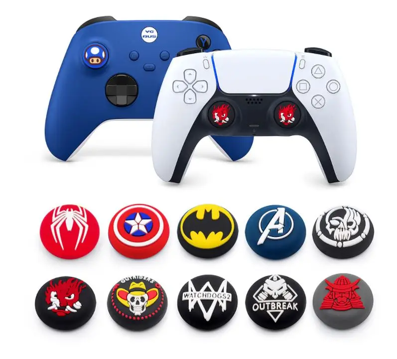 Silicone Thumb Grip Stick Analog Joystick  Cover for Ps3 / Ps4 / Xbox 360 / Xbox One Game Controllers