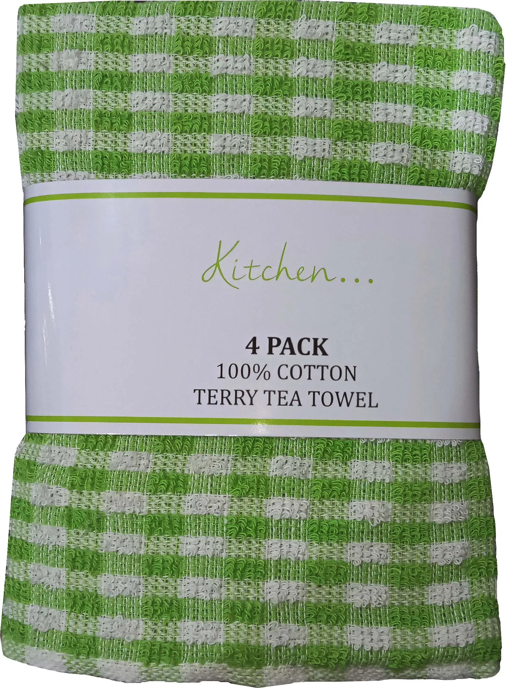 
100% Cotton Terry Mono Check Tea Towel Super Absorbent 