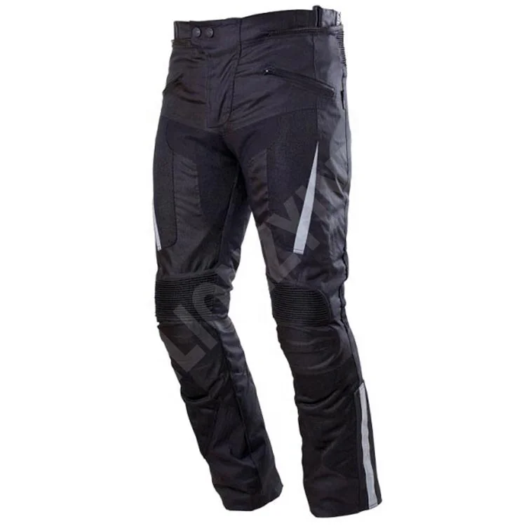 Standard Mens Motorcycle Motorbike Waterproof Cordura Textile Trouser Pants Riding Black Mens Ce Pant