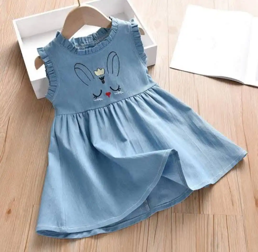 Summer Girls Dresses Kids Girls Short Sleeve Dresses Girls Clothes Casual Dresses