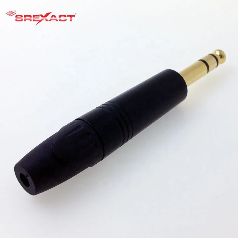 1/4 TRS 6.35mm stereo phone plug speaker connector