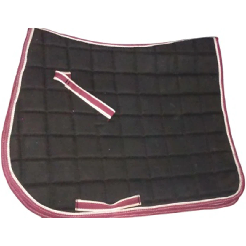 English dark horse saddle pad LUXURY SADDLE PAD IN;34648 FULL COB SHETLAND