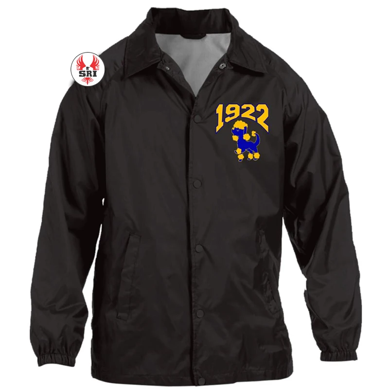 Sigma Gamma Rho Sorority Embroidery Women Coaches Jacket | SGRHO Sorority Embroidered Ladies Customized Crossing Line Jacket