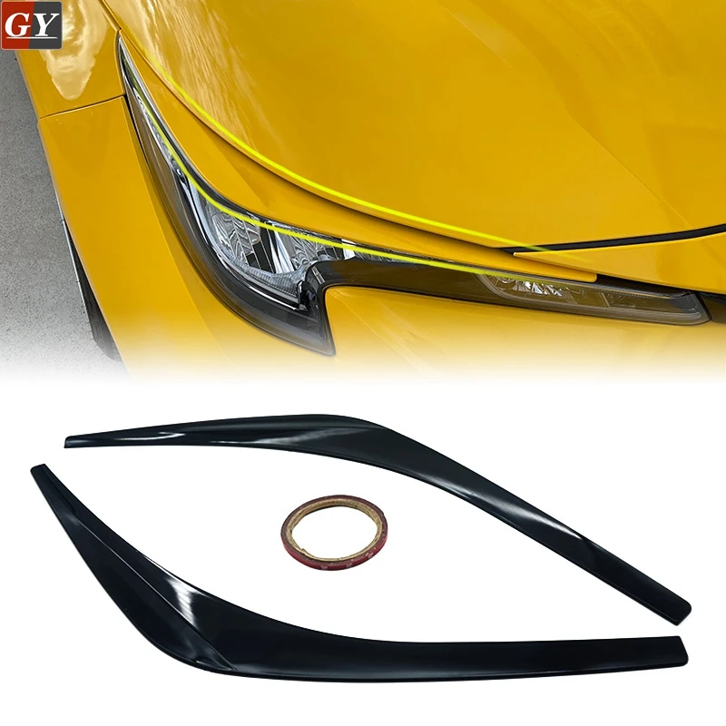 PP PLASTIC HIGHWORKS STYLE HEADLAMP EYE LID BROW FOR TOYOTA 19- COROLLA SPORT (E210) (HATCHBACK) AURIS NRE210 (SUZUKI SWACE)