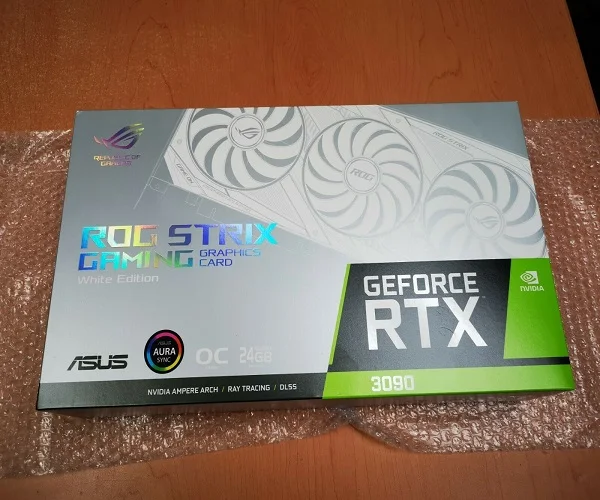 
Genuine Asus ROG Strix GeForce RTX 3090 White Edition 24G OC Graphics Card 
