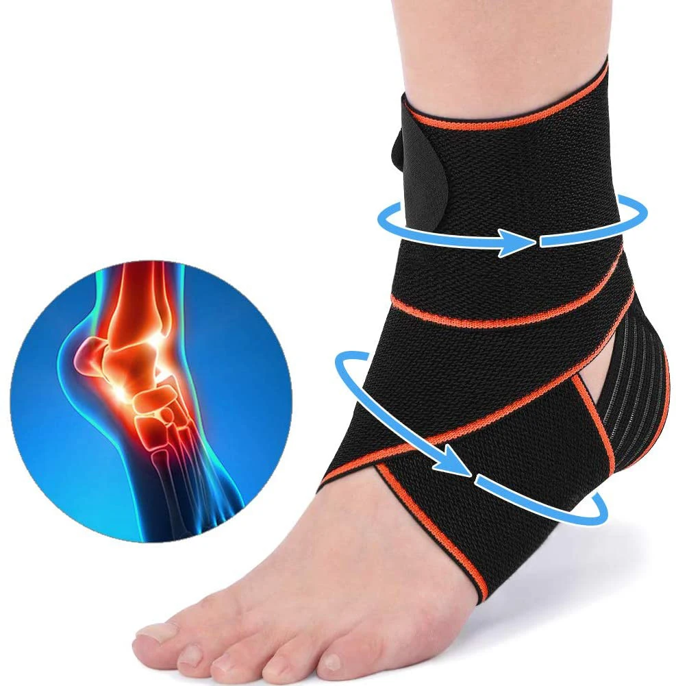 Adjustable Ankle Support Custom Neoprene Ankle Brace Flexible open toe Breathable Ankle support Wraps
