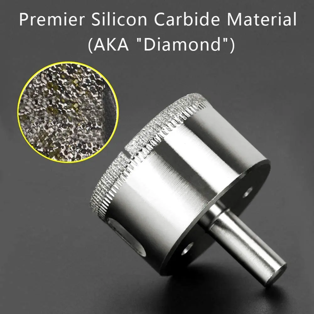 Hole Saw 3mm-180mm Diamond Drill Bit Hollow Diamond Coating Carbon Steel for Glass Ceramics Porcelain Tile Marble