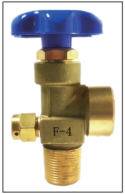 F-4 Oxygen cylinder valve,CGA cylinder valve Medical Gas Cylinder Valves ,Gas Valve Type