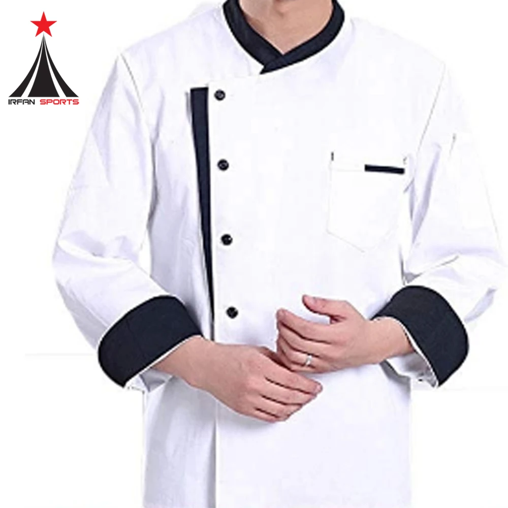 Good Quality Basic Fit Chef Coat Premium Cotton Twill Cheap Chef Jacket , Short Sleeve Designer Chef Coats