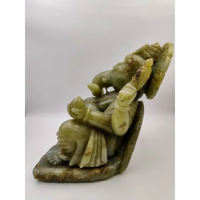 Aquamarine Ganesh Big New product natural crystal points aquamarine Ganesh for decoration