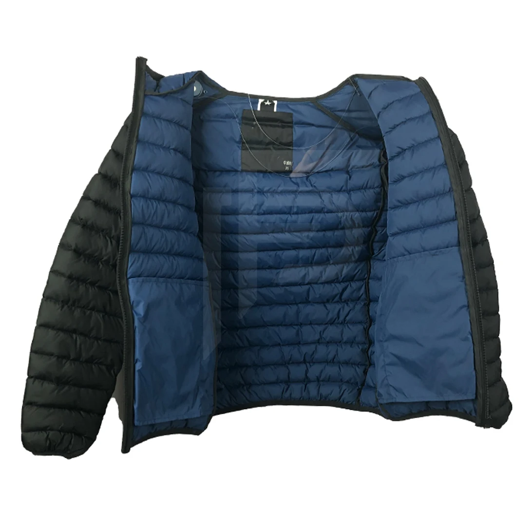 Индивидуальный дизайн пальто пуховая теплая ветровка толстая молния ветрозащитная подкладка блестящая зимняя куртка-бомбер мужские куртки большого размера