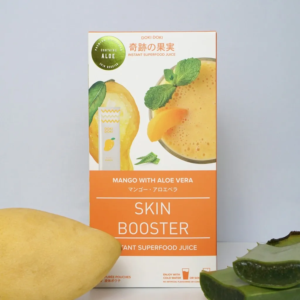 
Mango and Aloe Vera flavored Functional Beverage for improving skin health 