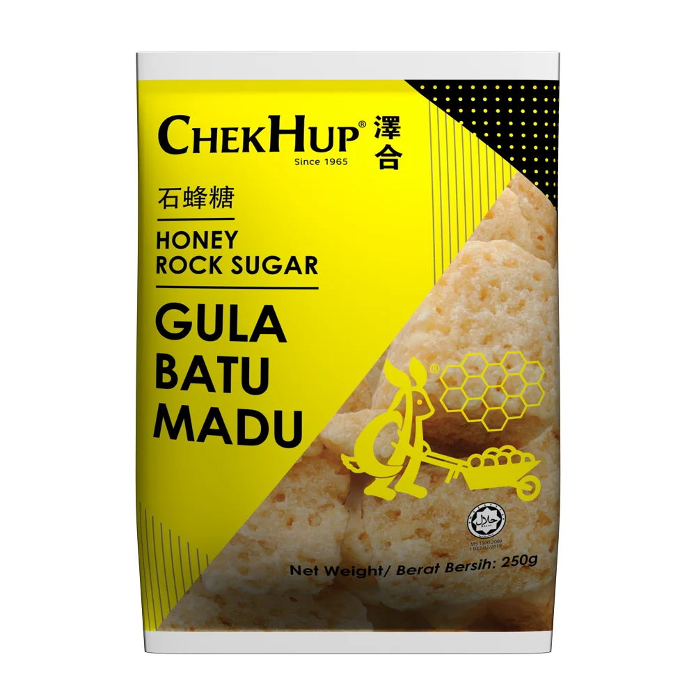 Wholesale Health Sugar Chek Hup Honey Rock Sugar With ISO Halal MESTI Certification