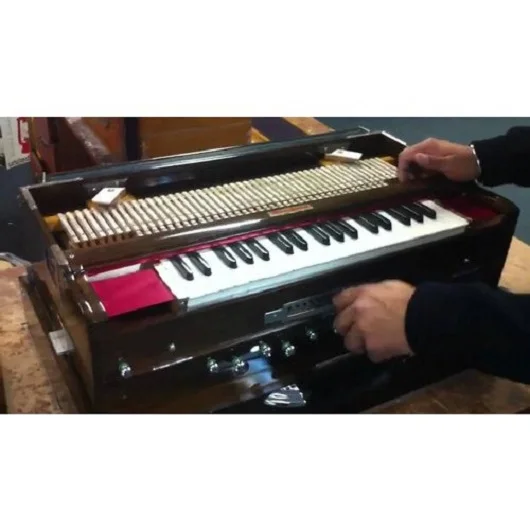 Manufacturer and supplier of Indian music instrument Wooden 3 Line Kapler Harmonium