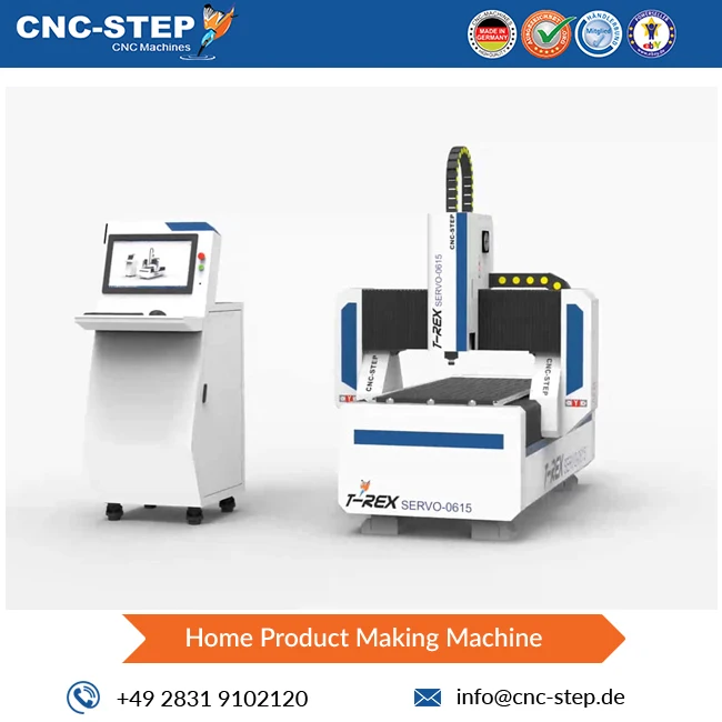 Exhibiting Highest Standard T-Rex Servo-0615 Home Product Making Machine with Servomotors