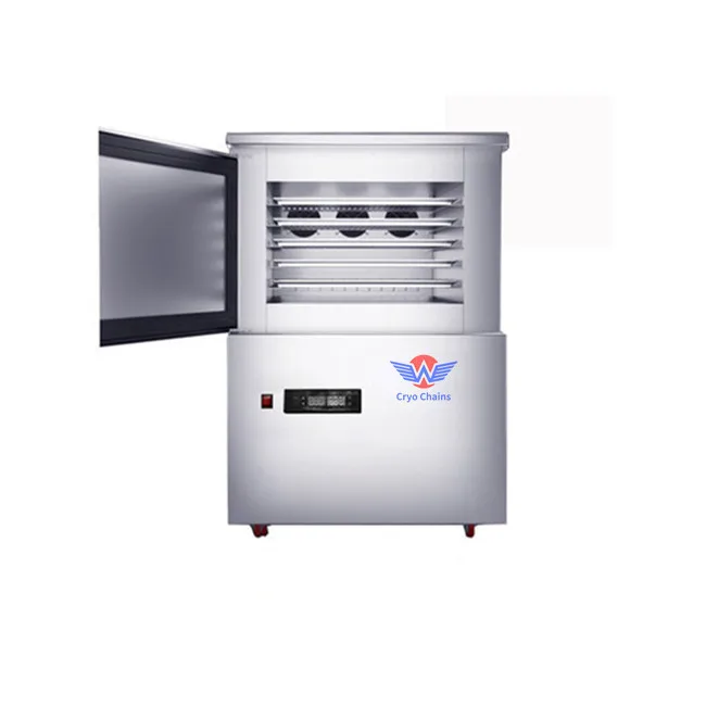 Bread Dumplings Seafood Quick Freezer Machine Flash 20*2 trays Blast Freezer Equipment Plate Freezer Machinery