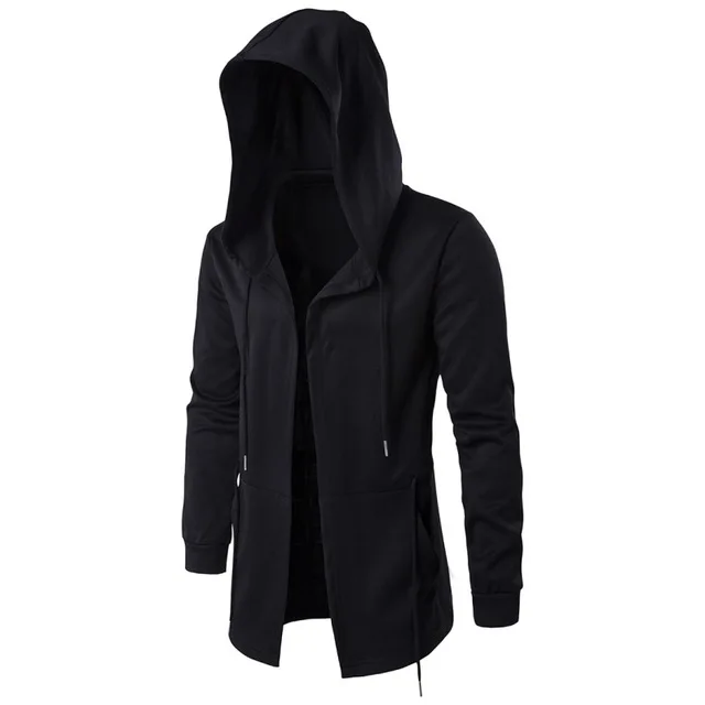 New Wholesale AmberHeard Fashion Men Hooded Sweatshirts Hip Hop Mantle Hoodies Jacket Long Sleeve Cloak Male Coat O by  EVERGLOW