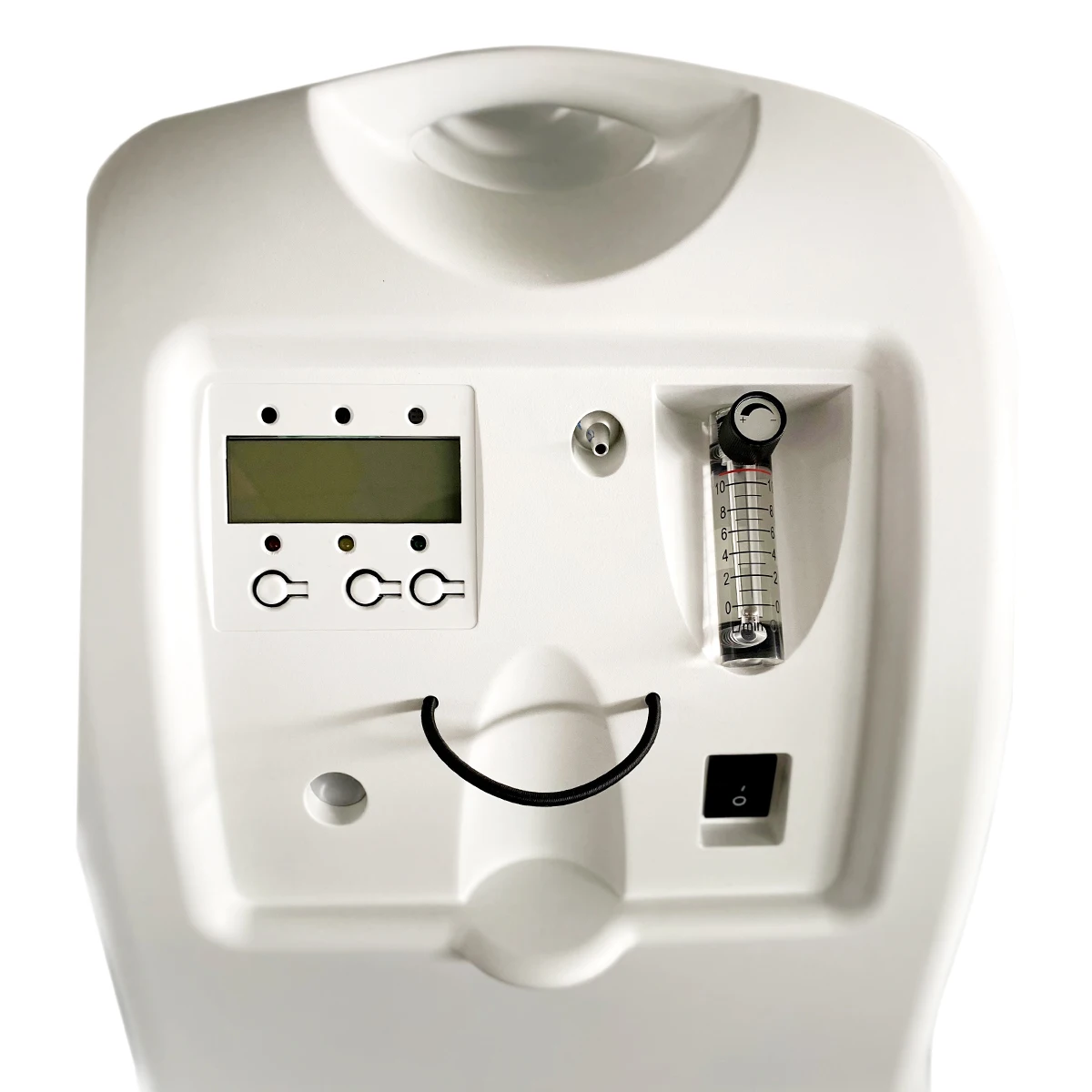 KSOP10-10 portable acrylic high flow oxigen regulator air medical flow meter for 10L oxygen concentrator