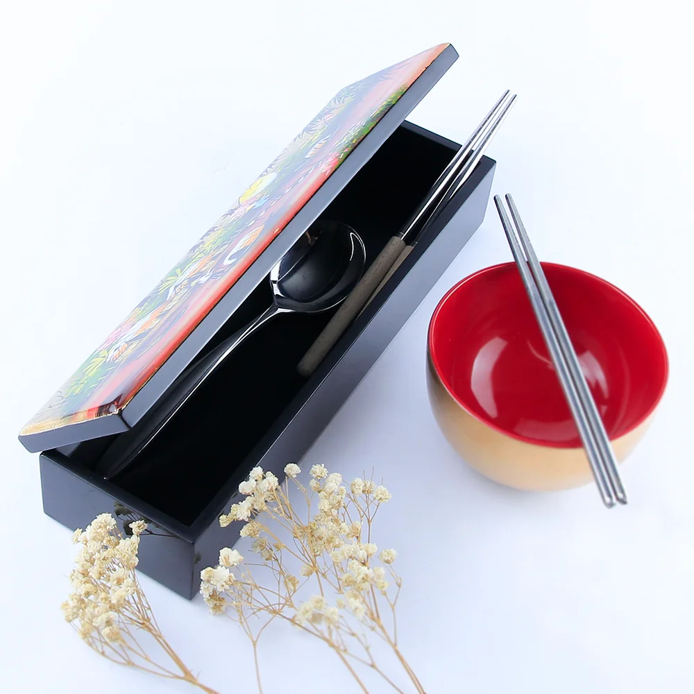 Wholesale Organizer and Storage Box for Women Traditional Design Lacquered Wooden Box Rectangular from Vietanm