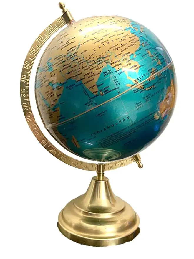 Tabletop Globe Metal Handmade globe In New Style For Table Decoration Metal Craft Globe In Wholesale Price