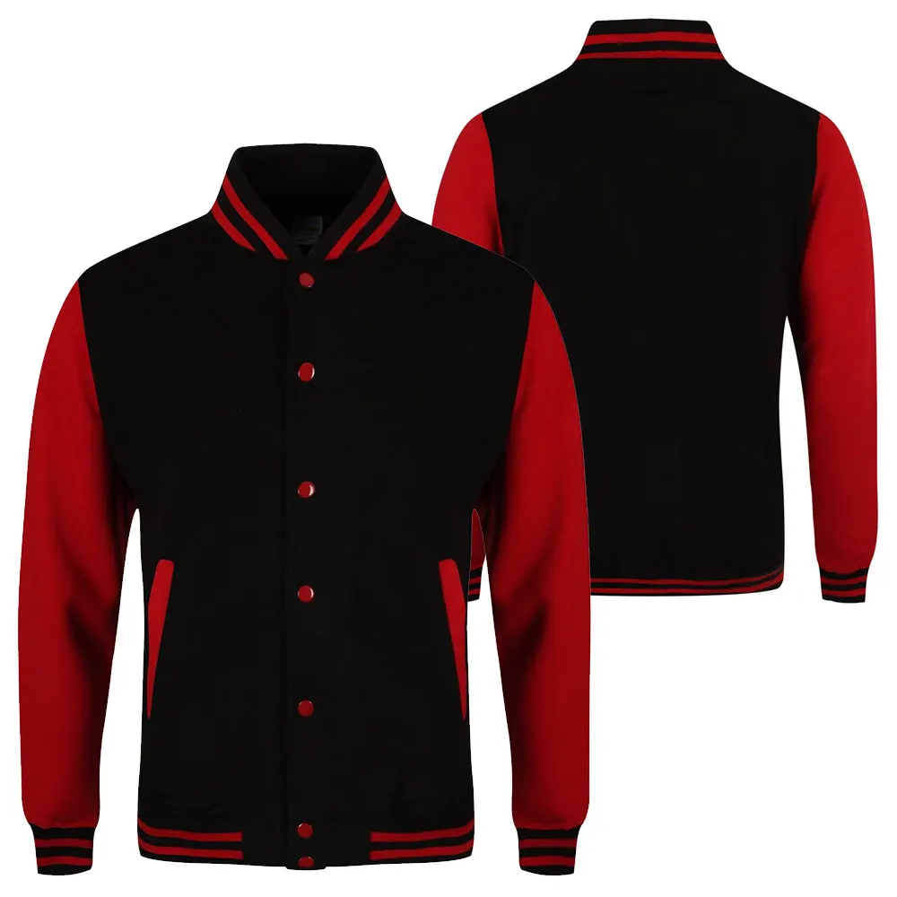  Baseball Varsity jacket for men custom logos with wool and leather sleeves / American Style wholesale schoolboy jackets