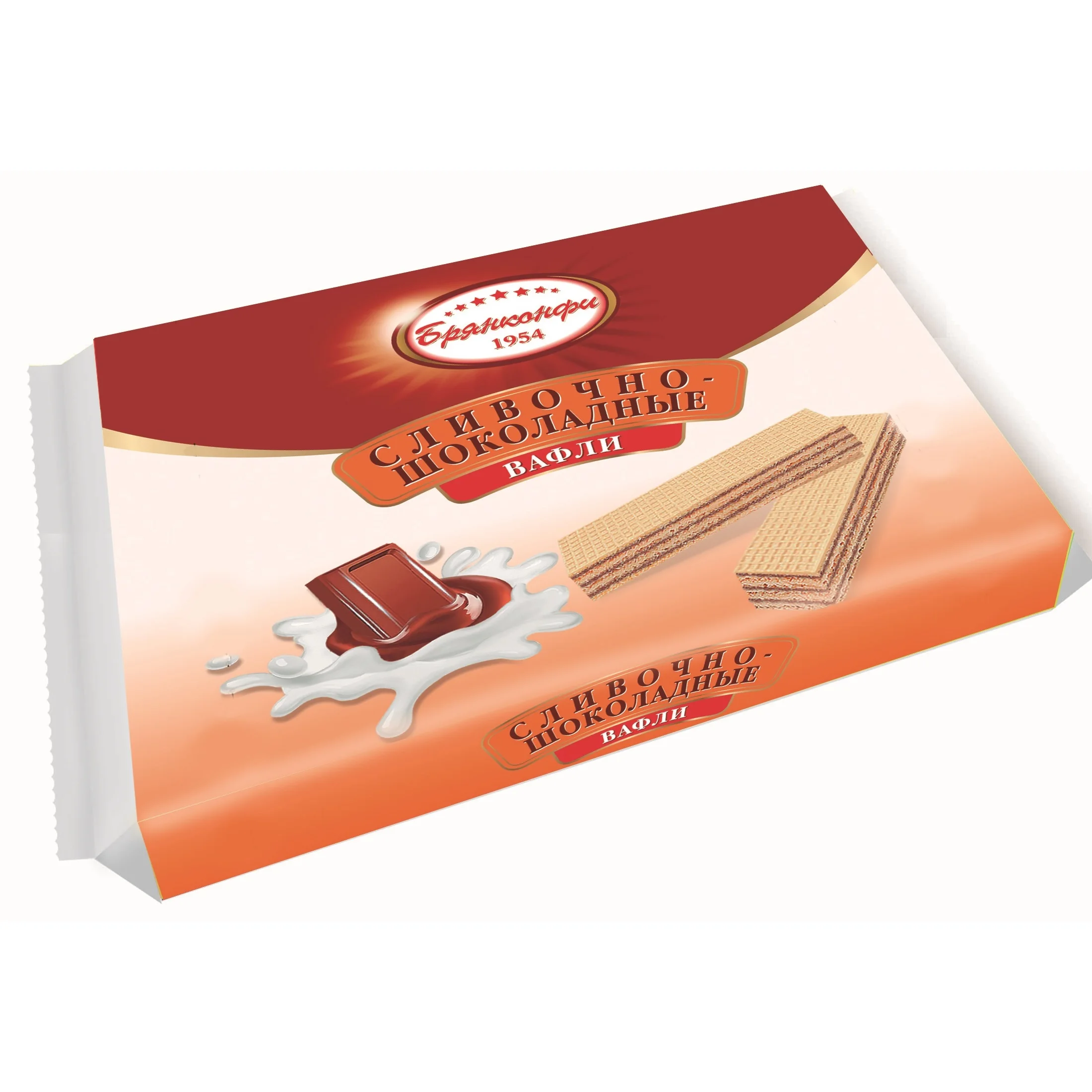 
Wholesale Waffles Creamy Chocolate Wafer With Chocolate Filling 1/45 