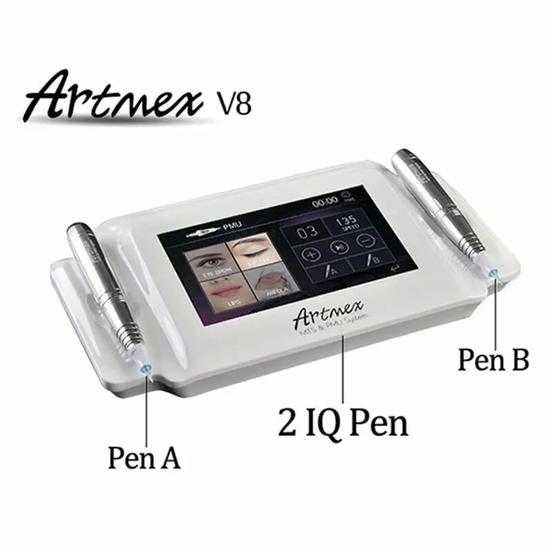 Artmex V8 сенсорный экран роторный Перманентный макияж тату