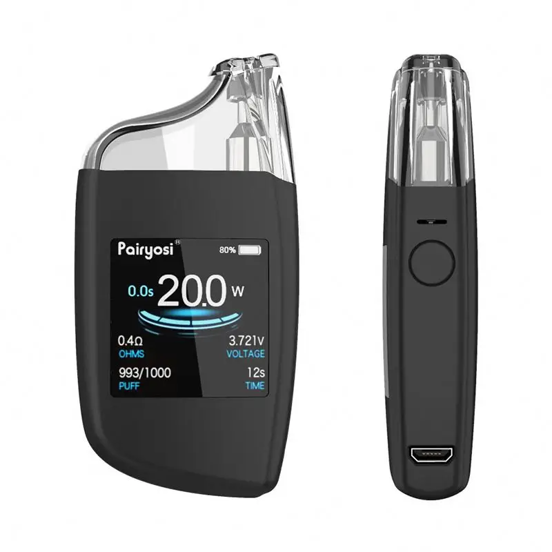 2021 пользовательский HD светодиодный экран vape mod перезаряжаемая система
