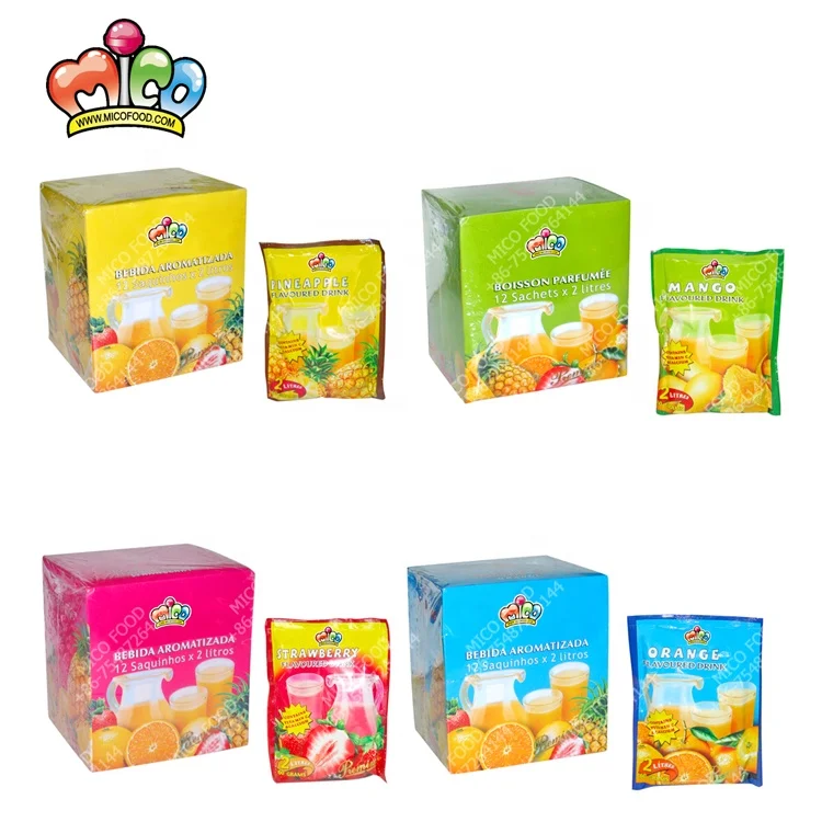 Насыпной концентрат фруктового сока порошок для напитков (ароматизаторы яблока апельсина манго клубники)