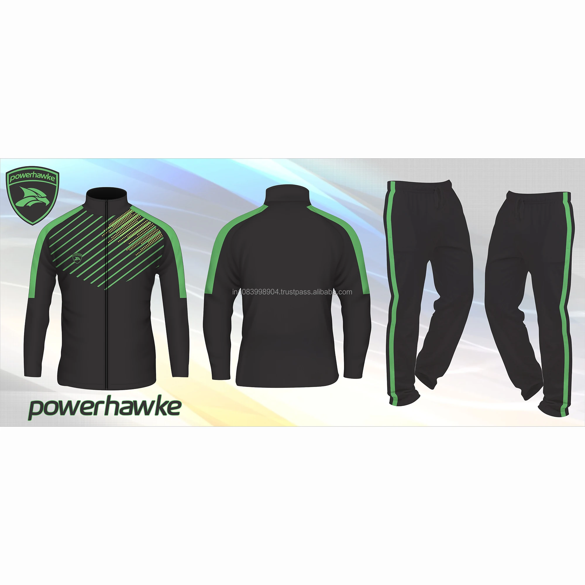 Wholesale custom logo men sweat suit sets jogging suits custom soccer cricket tracksuits for men