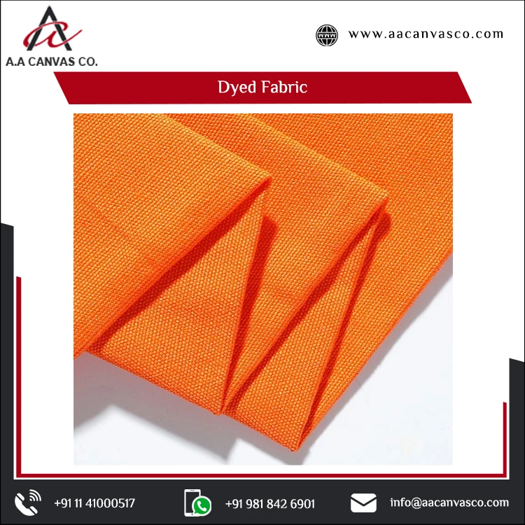 Indian Exporter of Solid Color Organic Yarn Dyed Calico 100% Cotton Fabric for Tent