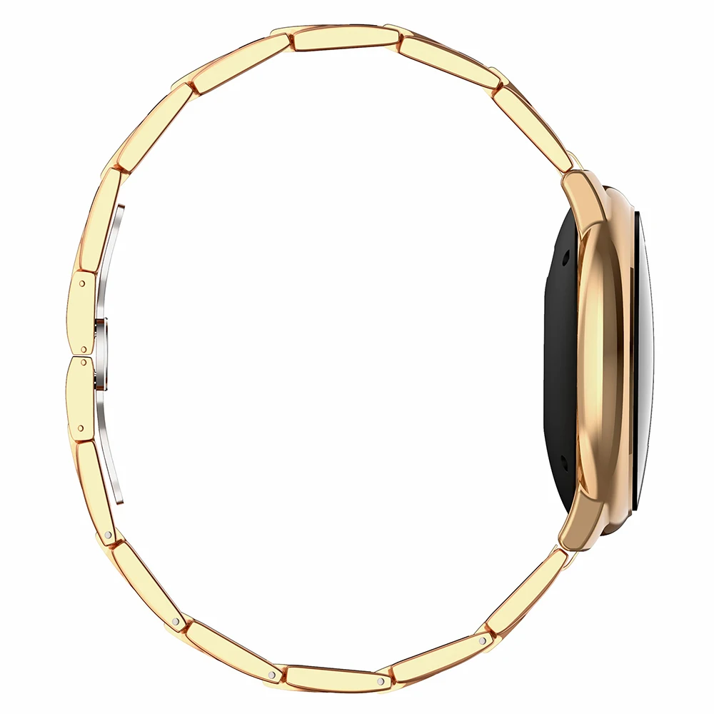 2019 Business Man Hyperbolic Mirror Smart Watch 2.5D Touch Screen Fitness Tracker Heart Rate Monitor Activity for IOS Android