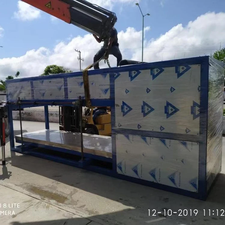 Energy Saving Enviroment Protection 5 Ton Direct Cooling Ice Block Macking Machine