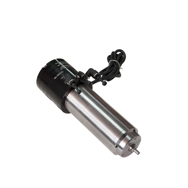 1000HZ Short nose Water cooled 1.5/1.8 KW 60000Rpm ATC spindle motor CNC Router Engraving Machine