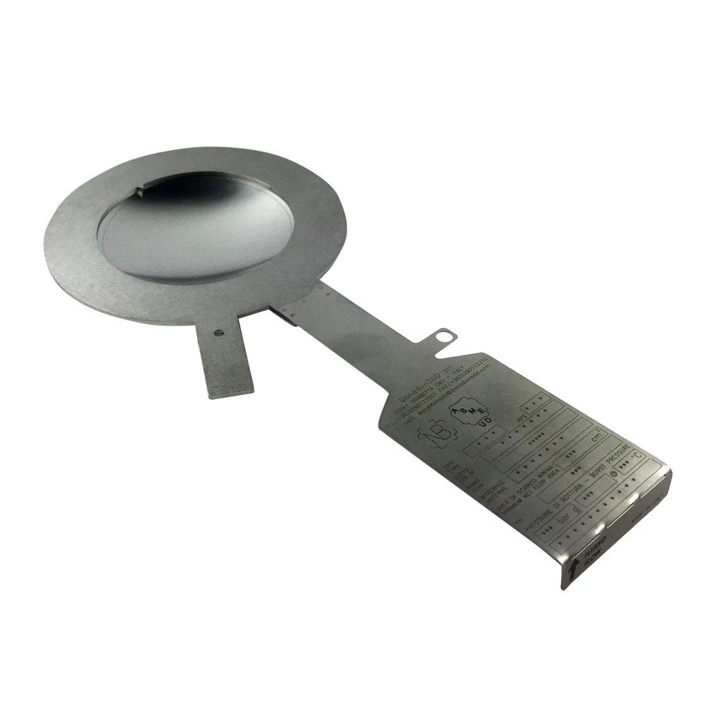 R-KRD TYPE - METAL REVERSE BURSTING DISC for Oil & Gas, Chemical, Fire-Fighting equipment. Made in Italy