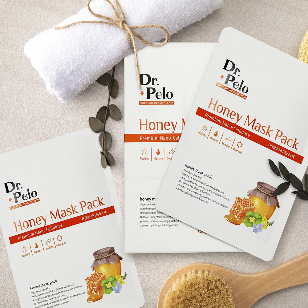 [Dr. Pelo] Korea Cosmetics Soothing Glycerin Facial mask pack moisturizing lightening hydrating skincare face sheet