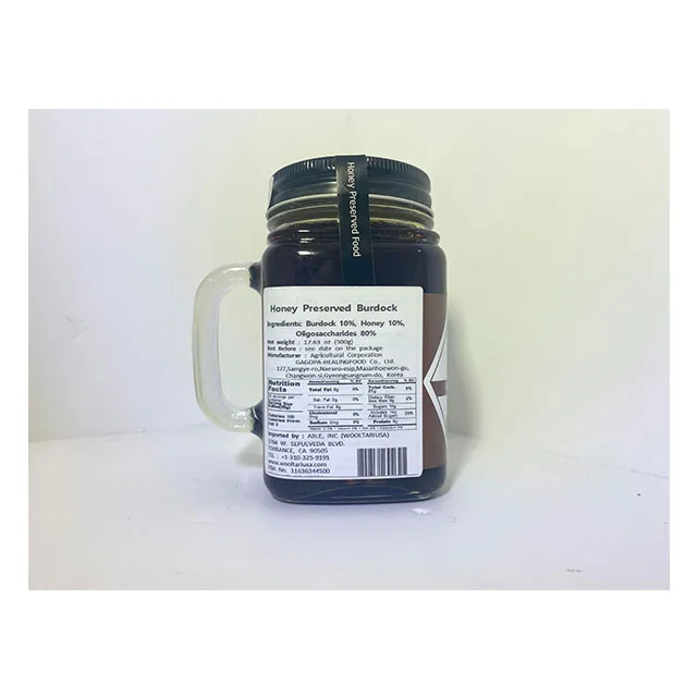 
High quality Honey Preserved Burdock (sugar free) Burdock tea Honey Tea Honey Jam 