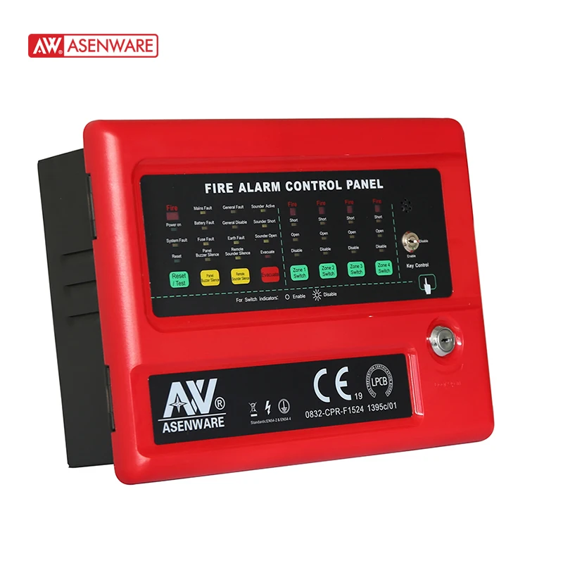 Asenware AW-CFP2166 Conventional Fire Alarm Control Panel with LPCB
